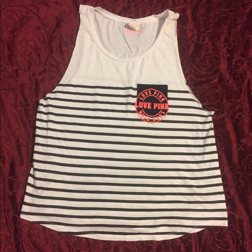 ⭐️ PINK Victoria’s Secret Muscle Tee - Picture 1 of 4